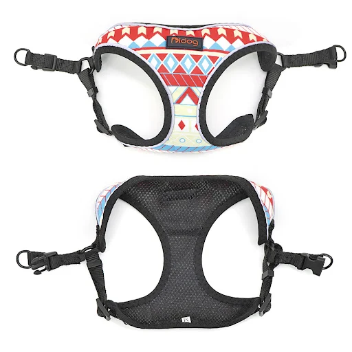 Mesh Nylon Cat Harness Reflective Kitten Dog Vest Harnesses Small Dogs Cats Printed Harness Vests Chihuahua Yorkshire — photo 1