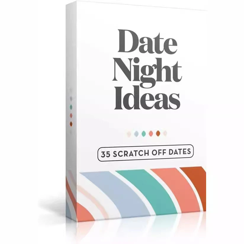 Date Night Creative Couple Game Scratch Card Fun. Uncover exciting activities for couples, strengthen your bond, and cre — photo 7