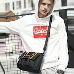 Fashion Simpele Heren Oxford Messenger Bag Duurzame Schoudertas voor Mannen Handig voor Dagelijks Gebruik Comfortabel en Stijlvol Ideaal voor Werk en Vrije Tijd — foto 6