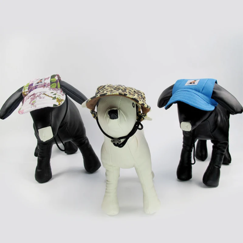 Title 9, Pet Hat Dog Baseball Cap with Ear Holes Adjusta...