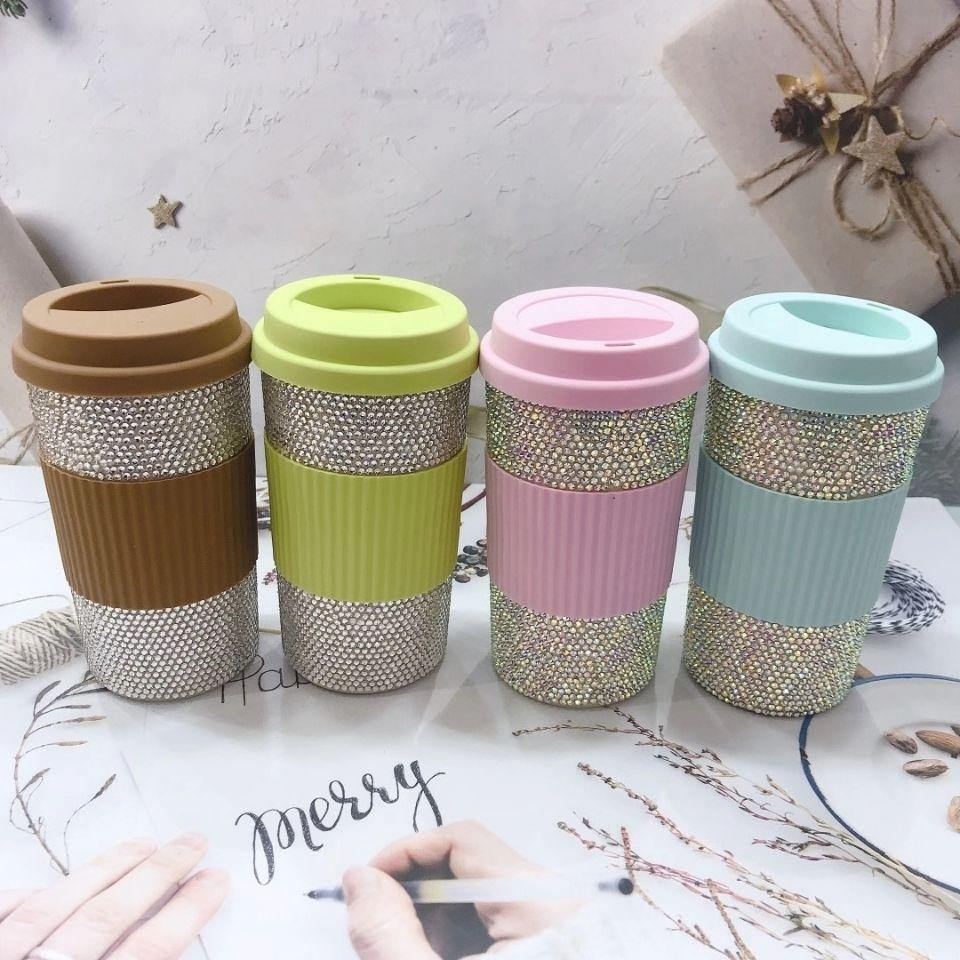 Nordic Style Bamboo Fiber Drinking Glass, a sustainable and stylish choice for your everyday hydration needs. Perfect fo — photo 4