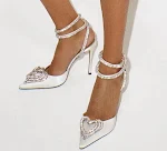 Women's Fashionable All-match Heart-shaped Rhinestone Sandals, perfect for adding a touch of sparkle and style to any ou — photo 14