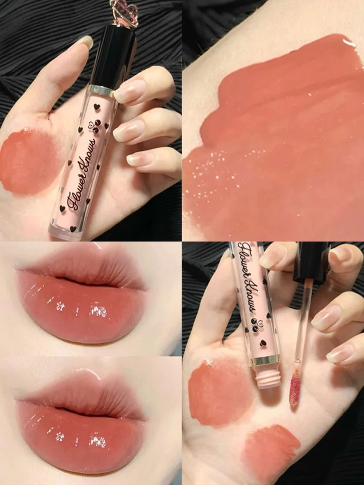 Flower Knows Crystal Jelly Lip Glaze Szminka – lustrzany efekt i nawilżenie. Ciesz się nawilżonymi, błyszczącymi ustami o intensywnym i trwałym kolorze. — zdjęcie 19