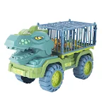 Caminhão de Brinquedo Infantil Dinossauro Engenharia Veículo Escavação Transporte Explore, construa e transporte com este incrível brinquedo! — foto 7