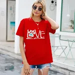 Modisches Persönlichkeits-T-Shirt für Damen in Übergröße — foto 14