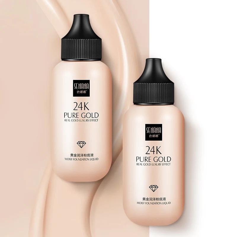 Gold Foundation Natural Naked Makeup Repair Concealer. Natuurlijke concealer voor het repareren van make-up en een egale teint. — foto 1
