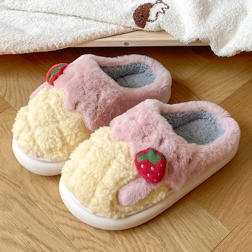 Title 6, Womens Home Non-slip Indoor Plush Winter Cotto...