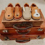 Niedliche Tier-Lederschuhe für Kinder. Strapazierfähig, bequem und mit bezaubernden Designs. Ideal für spielerische Entdeckungen. — foto 6