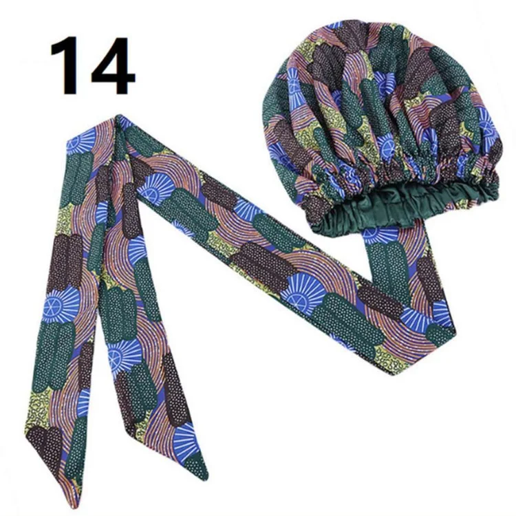 Title 11, Popular color print African Ding ribbon round hat