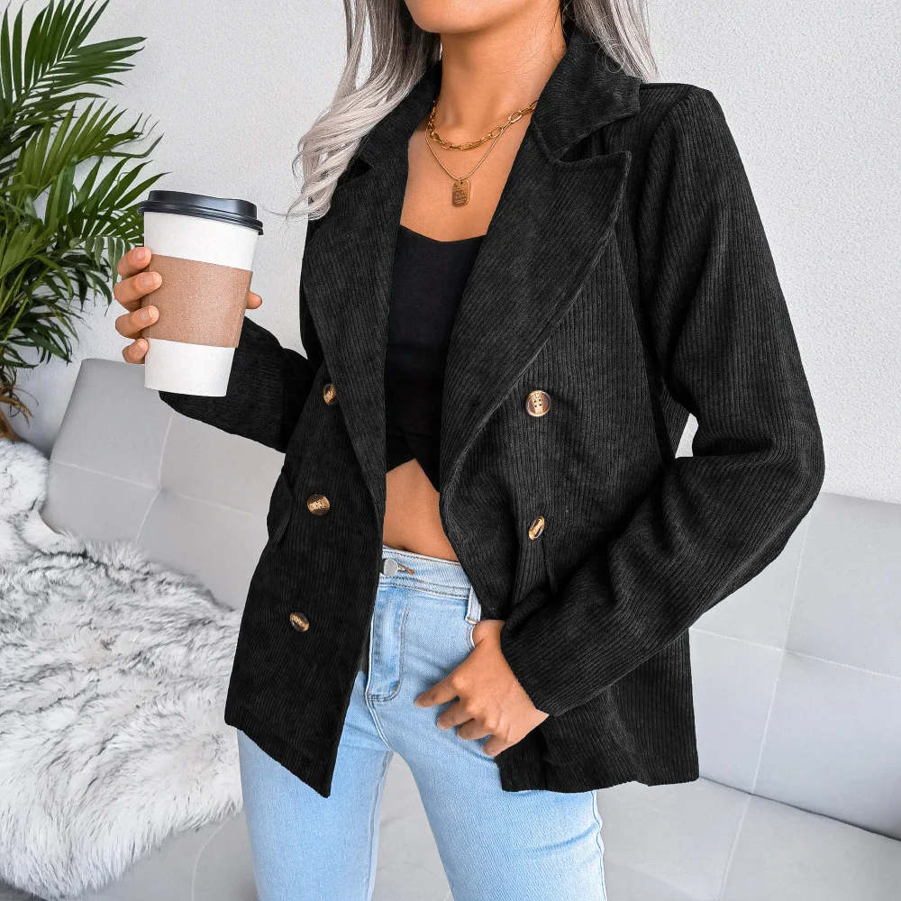 Title 3, Double-breasted small blazer jacket. Achieve a ...