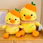 Peluche Anatra Fortunata carino, pupazzo di anatra, cuscino bambola per ragazza, regalo perfetto, vendita all'ingrosso. — foto 3