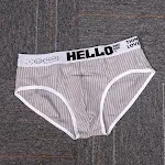 Slip Uomo Triangolo in Cotone a Righe, Vita Bassa, Traspirante, Intimo Uomo, Comodo e Ideale per Ogni Occasione — foto 14