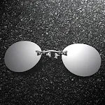 Óculos Redondos Clip-on Sem Armação Retro Mini Clip-nose, Sunglasses, Leves e Práticos, Perfeitos para Levar em Viagens — foto 6