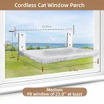 Cordless Folding Cat Hammock Pet Supplies Comfortable Portable Cat Bed No Wires Easy to Store and Carry Cat Lounger Pet — photo 14