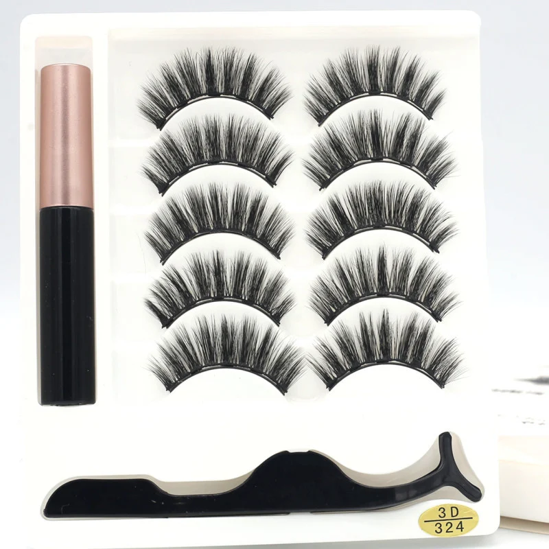 Title 4, 5 pairs of magnetic eyelashes for stunning eyes...