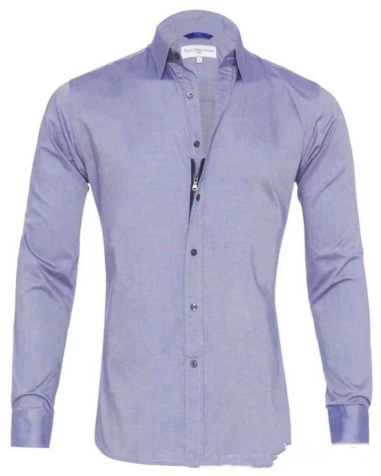Men's Business Four Seasons Leisure Oxford Cloth Shirt, versatile and comfortable for work or casual wear. Breathable fa — photo 6
