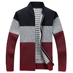 Thicken Plus Men's Velvet Sweater Top with Stand-Up Collar, a warm and comfortable winter sweater, stylish design for co — photo 6