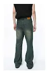 Vintage distressed hem tassel slightly flared jeans. Stylish and comfortable. A must-have for your wardrobe. — photo 7