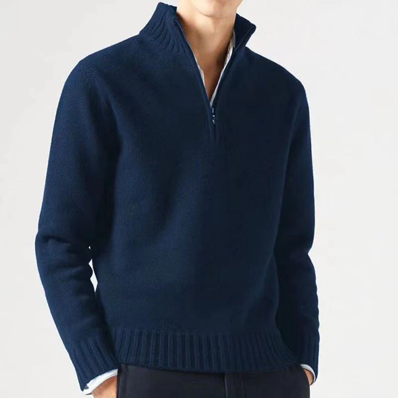 Autumn and Winter Men's Thickened Thermal Sweater. Stay warm and comfortable with this cozy, thick sweater, perfect for — photo 6