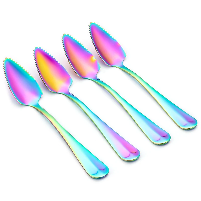 Title 4, Stainless Steel Grapefruit Spoon Child Food Sup...