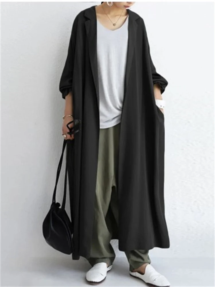Title 3, Fashionable Chinese Style Solid Color Long Tren...
