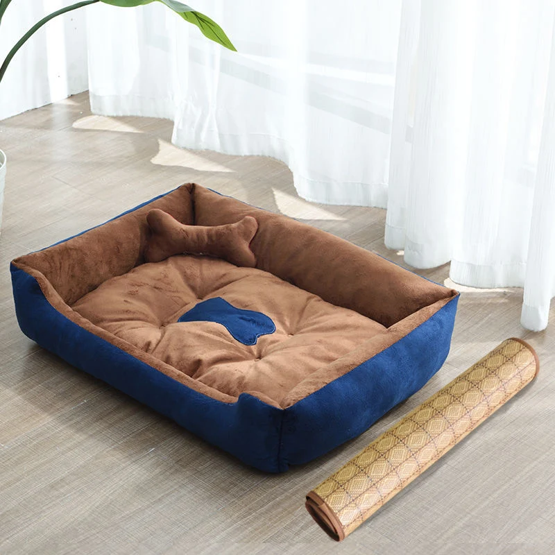 Title 3, Teddy Kennel Dog Bed for Golden Retrievers Four...