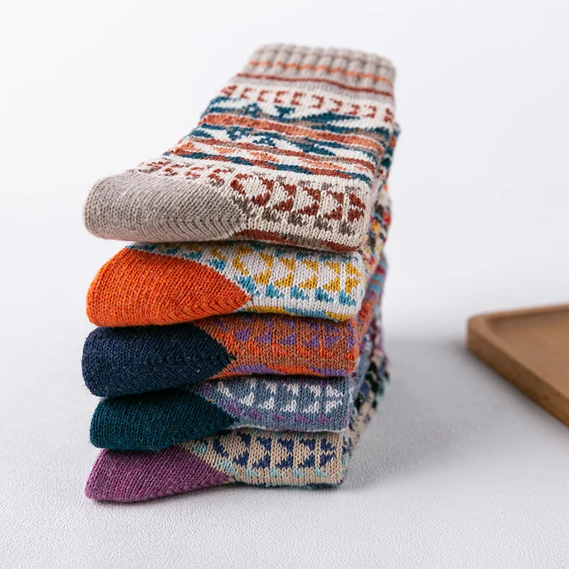 Title 4, Winter Thick Thick Line Ladies Rabbit Wool Socks