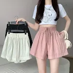 Dames Ice Silk Shorts met wijde pijpen. Lichtgewicht en ademend, perfect voor warme dagen. Ervaar het comfort en de verkoeling van deze shorts. — foto 7