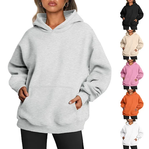 Title 10, Womens Oversized Hoodies Fleece Loose Sweatshi...