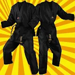 Black TKD Uniform Fitness Wear for training. Breathable, comfortable, and performance-enhancing. Achieve your fitness go — photo 4