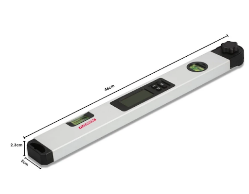Title 2, Digital display angle meter and level. Accurate...