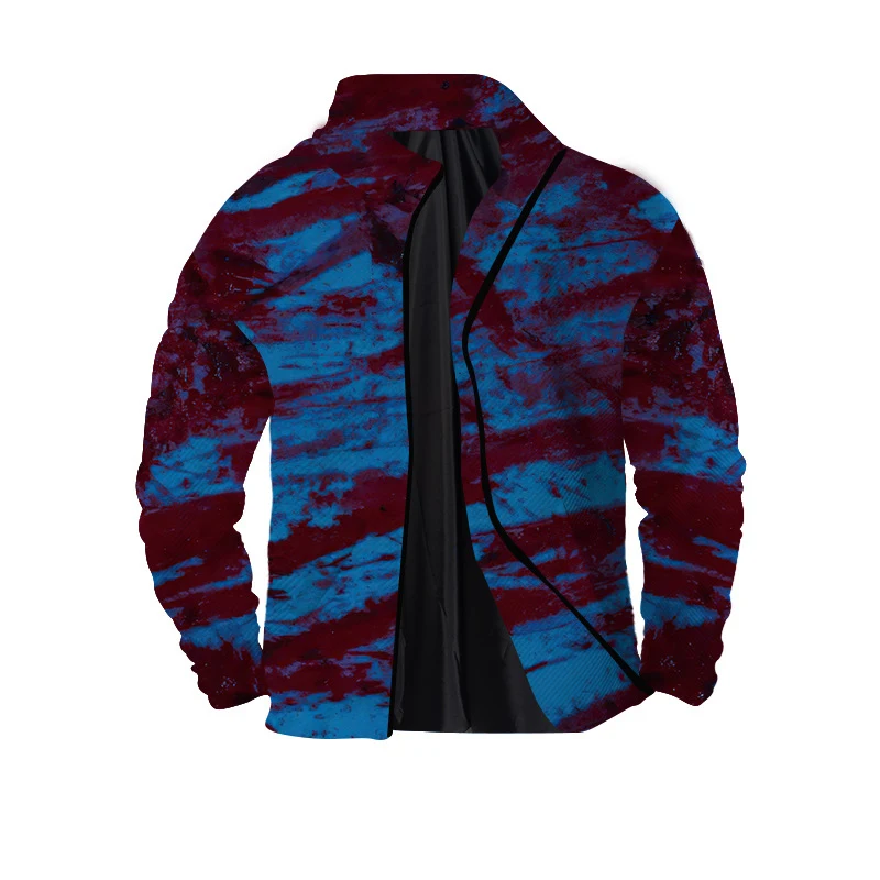 Title 15, Mens Twill 3D Zipper Jacket with digital print...