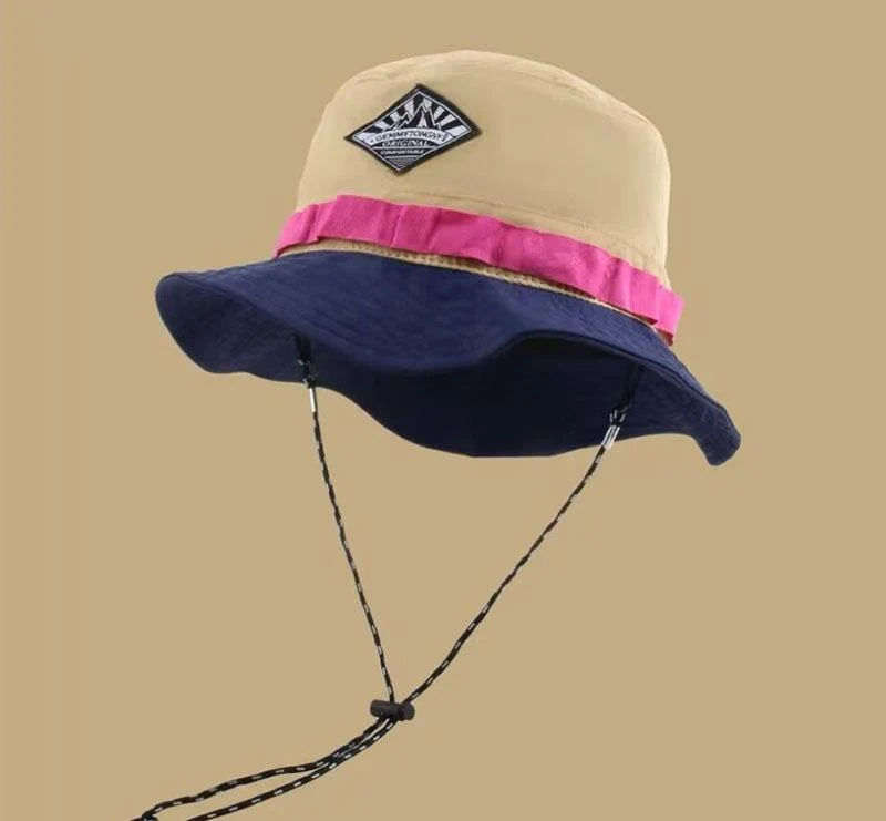Outdoor sports color matching bucket hat, foldable, quick-drying, summer essential. Perfect for sun protection and comfo — photo 1
