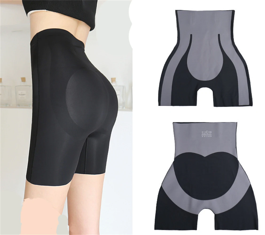 High-Rise Yoga Fitness Hip Raise Shorts Pants Shaping Panties Underwear High Elasticity Bodysuit Knickers Tights Legging — photo 10