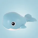 Sky blue whale