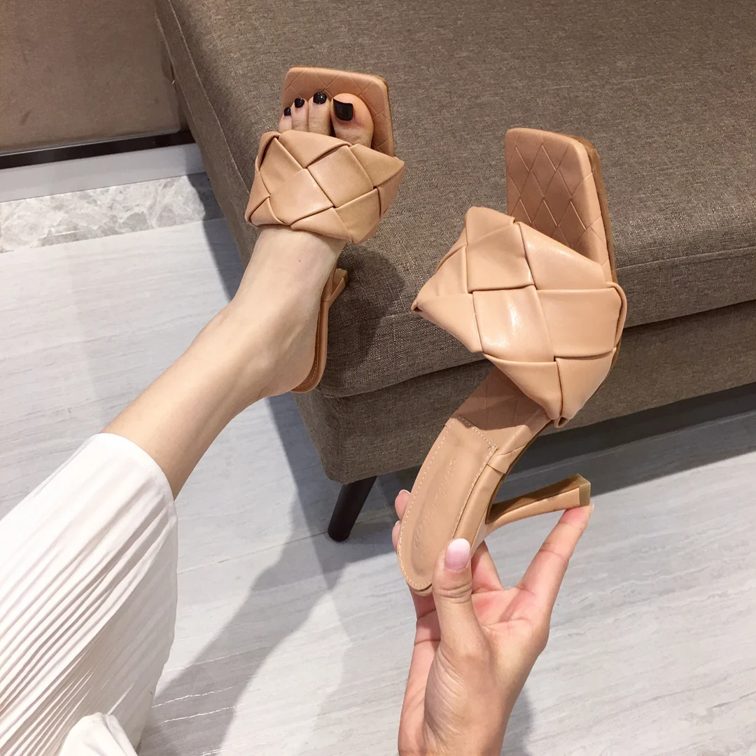 New Woven Square Toe Open Toed Sandals and Slippers Experience Ultimate Comfort and Style Perfect Footwear for Summer an — photo 10