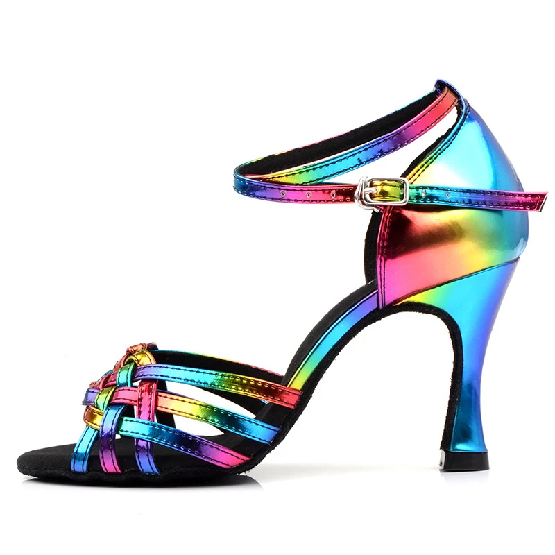 Title 4, Soft Sole High Heel Latin Dance Shoes for ultim...