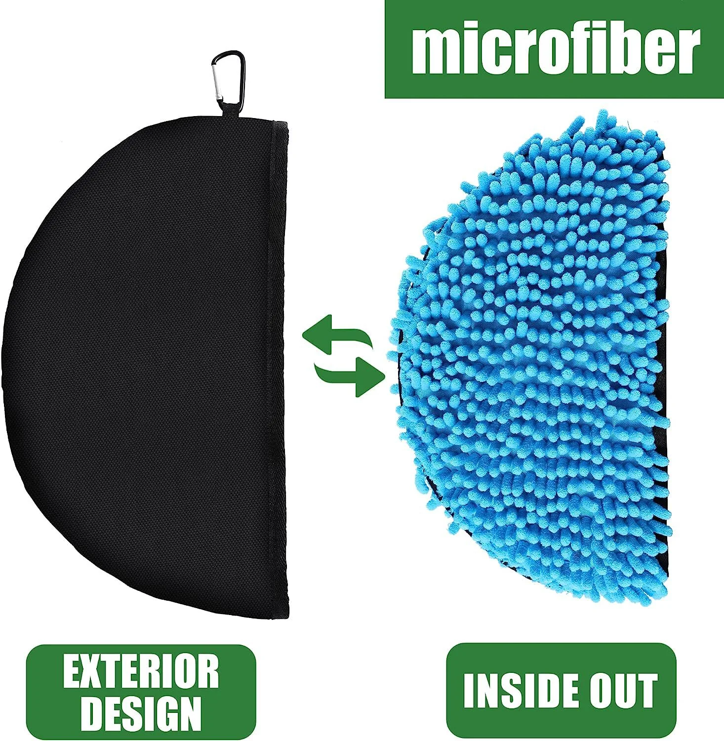 Cleaning cloth wiping bag with hook, perfect for easy wiping and hanging, keeping surfaces clean and organized, simple a — photo 3