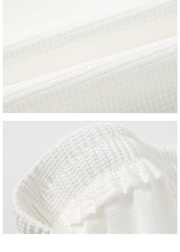 Shorts Casuales de Verano Textura Waffle Color Sólido – Comodidad y Estilo para Disfrutar del Verano con Frescura y Ligereza — foto 4