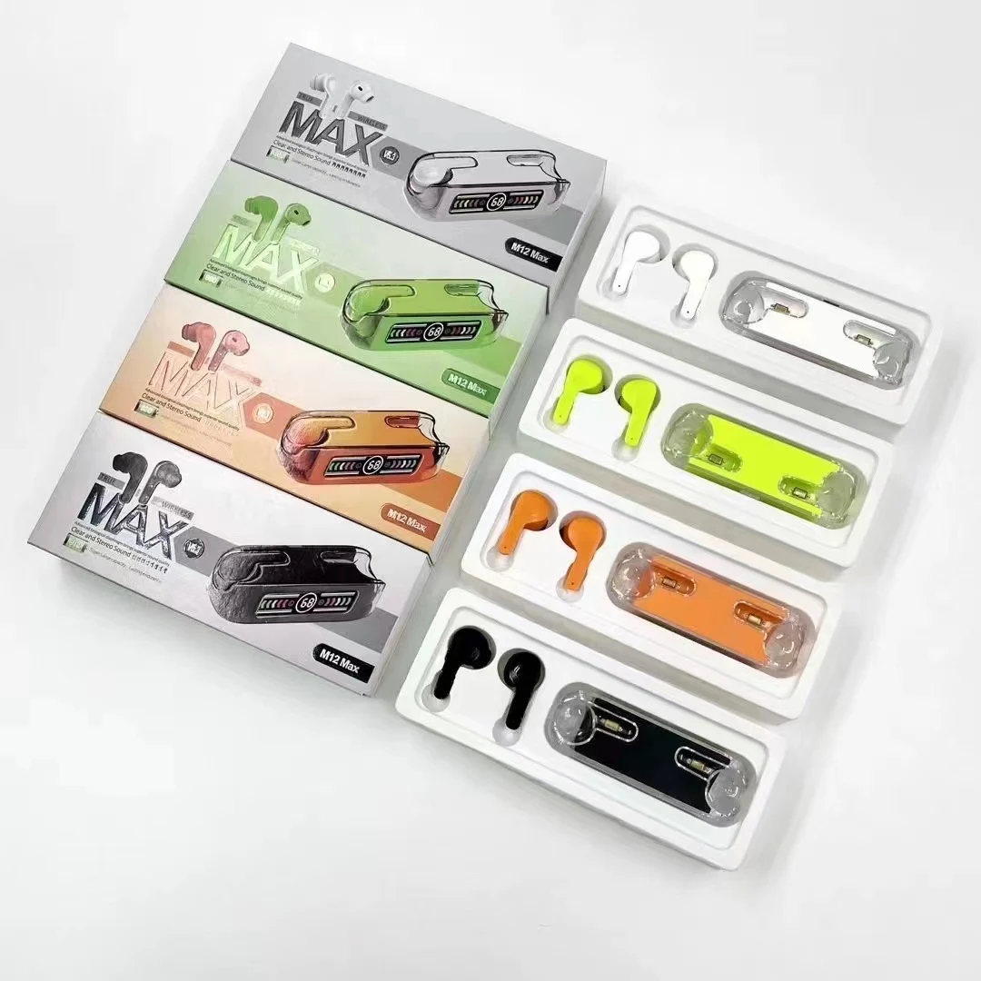 Title 2, M12max Bluetooth Headphones Digital Display Exp...