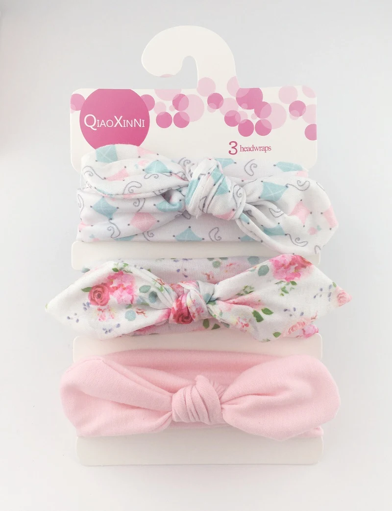 Nova Tiara Infantil de Três Peças com Laço Estampado. Acessório de cabelo charmoso para crianças. — foto 22