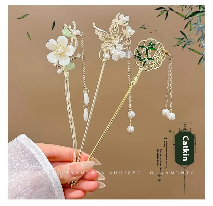 Dress Accessories Hairpin Headwear Antique Style Plate Hairpin Enhance your hairstyle with this elegant and timeless ant — photo 5