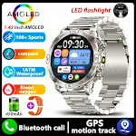 Smartwatch com tela HD AMLOED, chamadas Bluetooth e monitor esportivo. Perfeita para acompanhar seu treino e atividades diárias. — foto 3