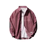 Men's corduroy long sleeve shirt, soft and comfortable, perfect for fall and winter. A timeless classic for your everyda — photo 2