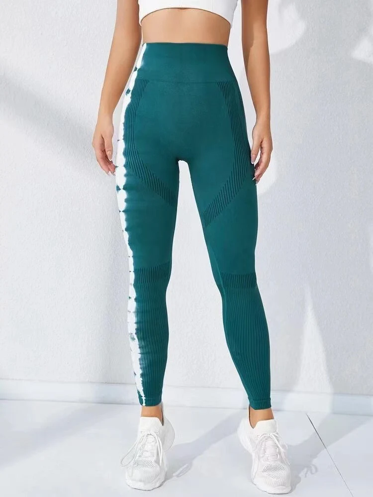 Title 12, Tie-dye Seamless Yoga Pants Quick-drying, High ...