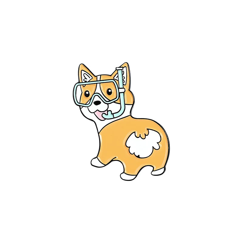 Broche de roupa de liga de animais de desenho animado, um acessório criativo e divertido para personalizar suas roupas e expressar sua personalidade. — foto 2