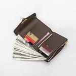 Light Luxury Small Wallet for Women, Short Design with Lock Print, Multi-Card Slots, Anti-Degaussing Protection, Large C — photo 4