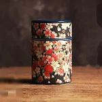 Practical and beautiful printed ceramic matcha pot for stylish and easy matcha tea preparation and enjoyment, a must-hav — photo 1