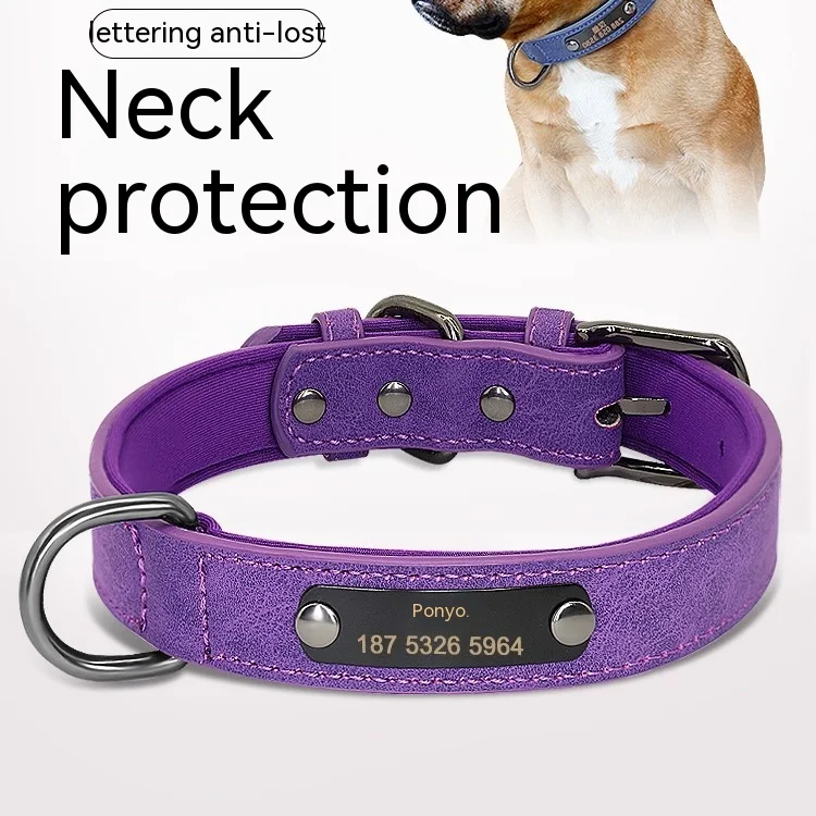 Engraved lettering on dog and cat neck rings to prevent loss. Durable, clear identification ensures your pet is always f — photo 3