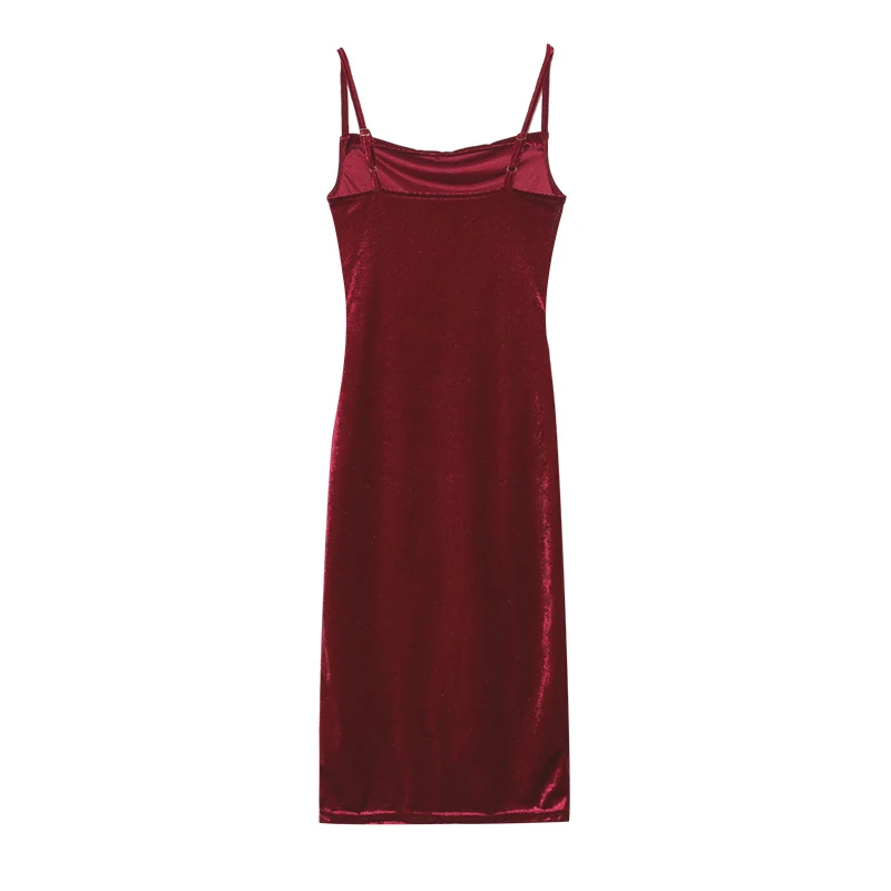 Title 15, Spring And Summer Fashion Slim Fit Slit Sling D...